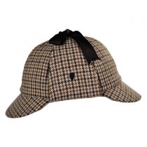 Sherlock Holmes Houndstooth Wool Blend Hat