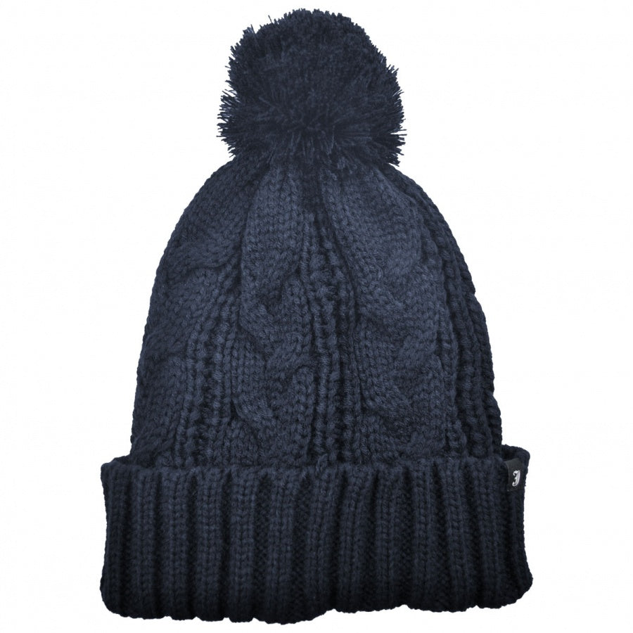 Brooklyn Pom Knit Beanie Hat